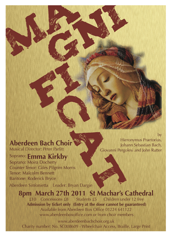 Magnificat March 2011 Poster